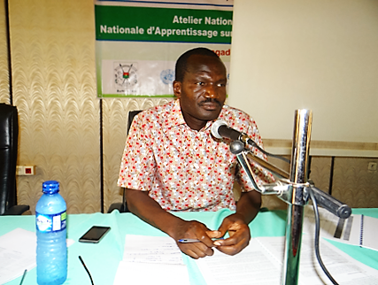 Dr Augustin Kabore during his workshop moderation