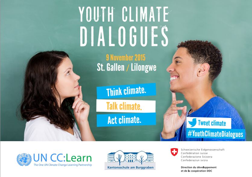 The launch event of the Youth Climate Dialogue initiative takes place in St. Gallen on 09th November. 