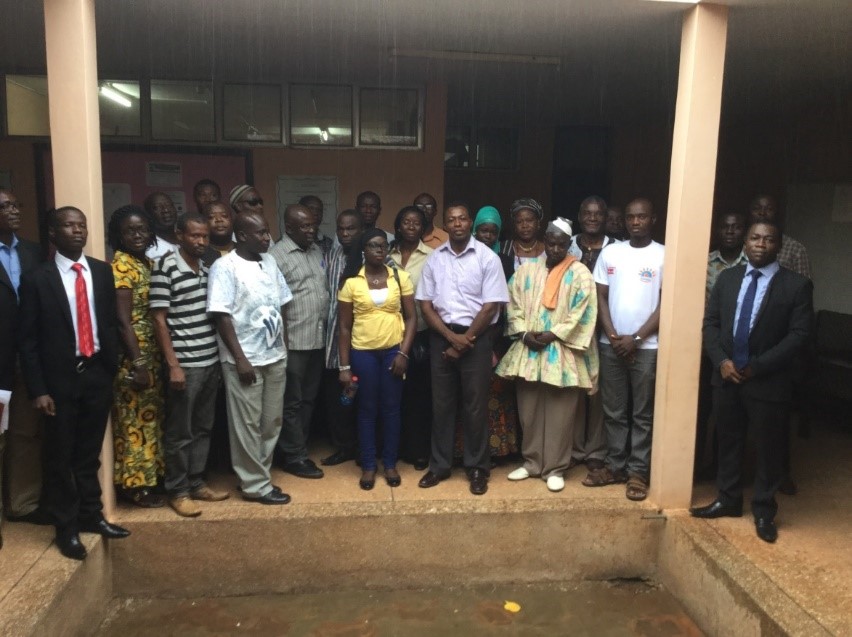 Participants from government, private sector, civil society, research institutions and the general public in a group photograph at the Regional Validation Workshop in Tamale.