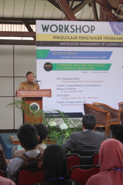 Indonesia workshop on climate change knowledge management