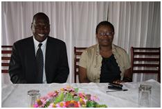 Yona Kamphale, Director of Economic Planning, Ministry of Finance and Development Planning and Yanira M. Ntupanyama, Director of Environmental Affairs, Ministry of Natural Resources, Energy and Environment