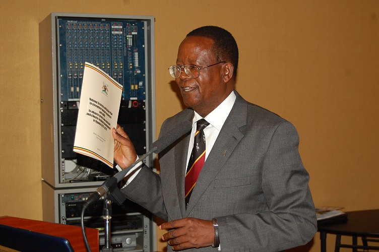 H.E. Prof. Ephraim Kamuntu, Minister of Water and Environment of Uganda officially launched the Strategy.