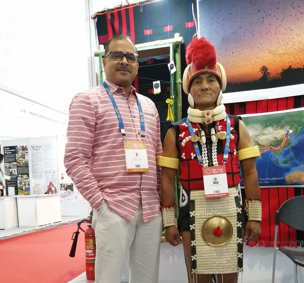Suryakanta at COP13 in Cancun, Mexico.(Personal archive)