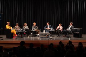 Panel discussion at the No Borders for Climate Action event