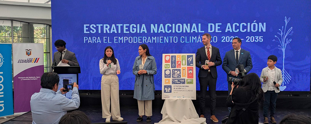 Launch of Ecuador's ENACE. Photo credit: UN CC:Learn
