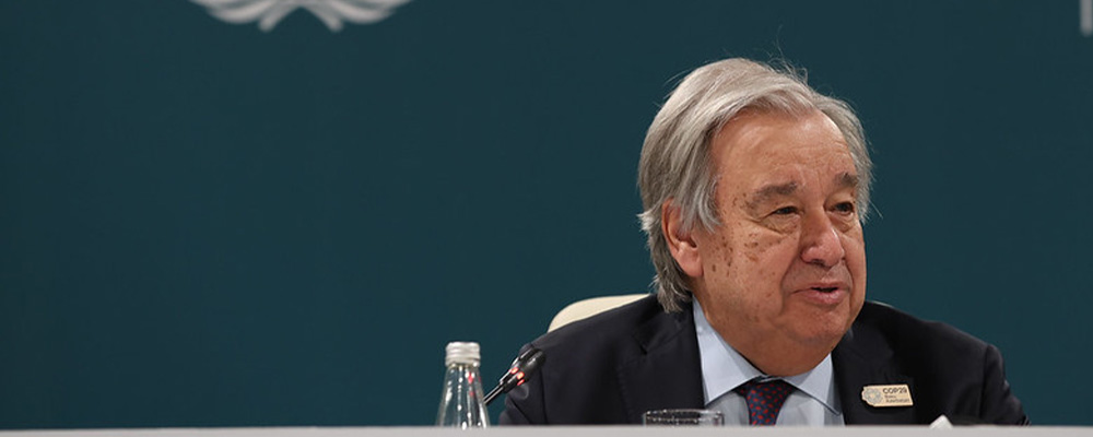 The United Nations Secretary-General, António Guterres. Photo credit: United Nations